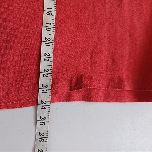 CTC Linens VTG 100% Linen Lagenlook Artsy Sz XL Boxy Fit Blouse - Picture 11 of 15